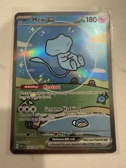Pokemon TCG Paldean Fates Bubble Mew EX 232/091 Special Illustration Rare SIR - Image 1