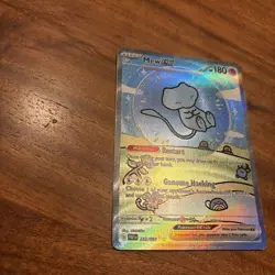 Pokemon TCG Paldean Fates Bubble Mew EX 232/091 Special Illustration Rare SIR NM - Image 4
