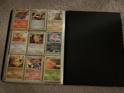 Pokemon Trading Card Game Black and White Album Binder with 127 cards!! - Image 2
