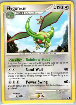 Flygon - 5/111 Non Holo Deck Exclusives - Pokemon Card - LP - Image 1