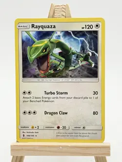 Rayquaza 106/145 NM Rare Guardians Rising Near Mint SM Pokemon TCG Set Card - Image 1