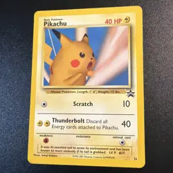 Pokemon Card - Pikachu (SNAP) #26 WoTC Black Star Promo - Image 1