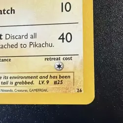 Pokemon Card - Pikachu (SNAP) #26 WoTC Black Star Promo - Image 4