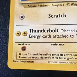 Pokemon Card - Pikachu (SNAP) #26 WoTC Black Star Promo - Image 5