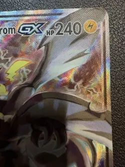 Pokemon Card - Pikachu And Zekrom GX promo SM168 Black Star Full Art Holo LP - Image 2