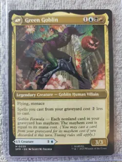 Norman Osborn/ Green Goblin Marvel's Spider-Man MTG Regular Double Sided Card - Image 2