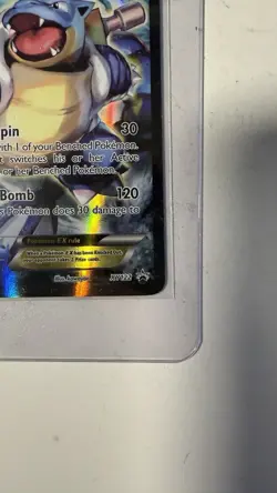 Pokemon TCG Blastoise EX Black Star Promo Holo Card XY122 - Image 5