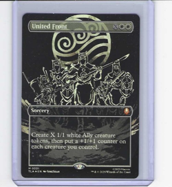 Magic MTG Avatar The Last Airbender United Front Borderless Foil M0331 - Image 1