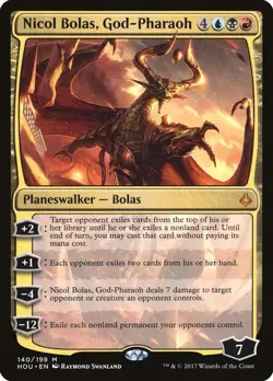 Nicol Bolas, God-Pharaoh M Hour of Devastation 140 LP - Image 1