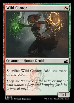 Mint/Near-Mint, English - 4 x MTG Wild Cantor - Foil Ravnica Remastered - Image 1
