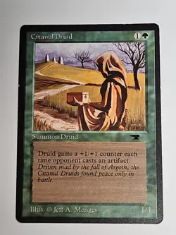 Citanul Druid Magic: Antiquities 1994 LP Vintage MTG - Image 1