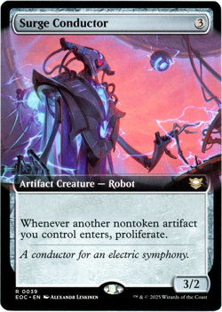 Surge Conductor (Extended Art) - 0039 - Edge of Eternities - MTG NM/M - Image 1