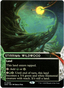 Stirring Wildwood (Borderless) - 0039 - Edge of Eternities - MTG NM/M SHIPS NOW - Image 1