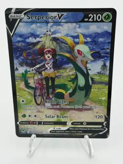 Serperior V TG13/TG30 Silver Tempest Trainer Gallery Ultra Rare Pokemon TCG NM - Image 1