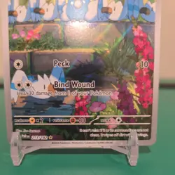 Pokemon paradox Rift Swablu 213/182 Illustration Rare Near Mint - Image 4