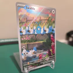 Pokemon paradox Rift Swablu 213/182 Illustration Rare Near Mint - Image 5