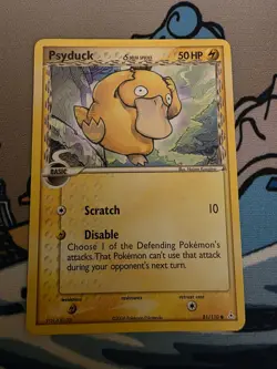 Psyduck Delta Species 81/110 Non-Holo Pokemon TCG 2005 MP - Image 1