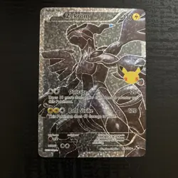 Zekrom Celebrations Classic Collection Holo Ultra Rare Full Art Pokemon 114/114 - Image 2