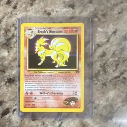Pokemon TCG 1st edition Brock's Ninetales 3/132 Gym Challenge HoloRare English - Image 1