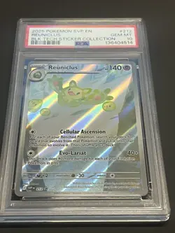 2025 POKEMON SVP EN-SV BLACK STAR PROMO #212 REUNICLUS PSA 10 - Image 1