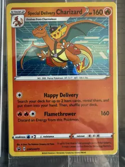 Pokemon Two Seal Special Delivery Charizard SWSH075 Cello Pack Sequential PSA 10 - Image 3