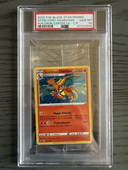 Pokemon Two Seal Special Delivery Charizard SWSH075 Cello Pack Sequential PSA 10 - Image 5