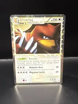 Pokemon TCG Ursaring Prime HSUnleashed 89/95 Holo Holo Rare Prime - Image 3