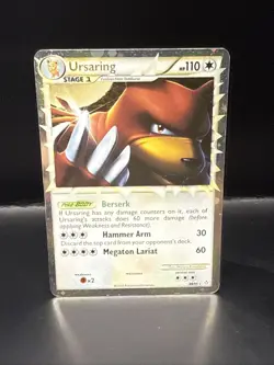 Pokemon TCG Ursaring Prime HSUnleashed 89/95 Holo Holo Rare Prime - Image 4