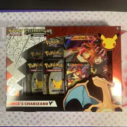 Pokemon TCG Celebrations Collection Lance's Charizard V Box US Seller 820650101625 - Image 2