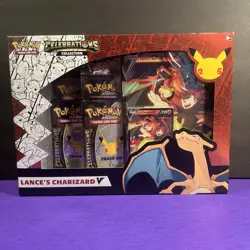 Pokemon TCG Celebrations Collection Lance's Charizard V Box US Seller 820650101625 - Image 3