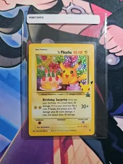 Birthday Pikachu Holo 24 Celebrations Classic Collection Pokemon 2021 NM - Image 3