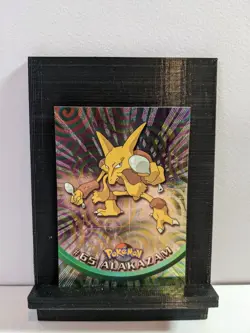 Pokemon Topps Black -- Holo -- Alakazam -- #65 -- Near Mint+ - Image 1
