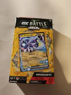 Pokemon TCG Miraidon EX Battle Deck Scarlet & Violet Brand New Sealed - Image 1
