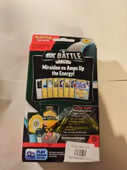 Pokemon TCG Miraidon EX Battle Deck Scarlet & Violet Brand New Sealed - Image 3