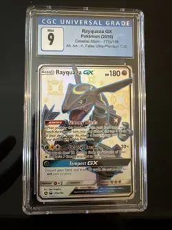 Pokemon CGC 9 Rayquaza GX Shiny Holo 2019 177a/168 Hidden Fates English - Image 1
