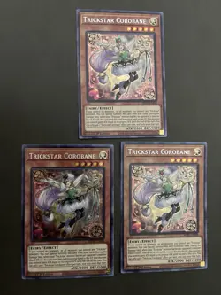 3x Trickstar Corobane - Prismatic Secret Rare - 1st - NM - YUGIOH - Image 1