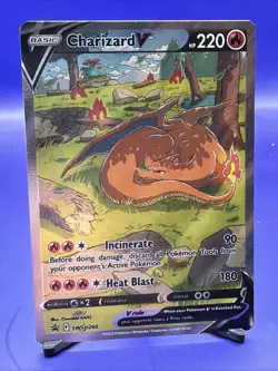 Pokemon TCG Charizard V SWSH260 Sword And Shield Promo Card Holo - Image 1