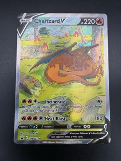 Charizard V SWSH260 Pokemon TCG Sword & Shield Black Star Promo Card Near Mint - Image 3