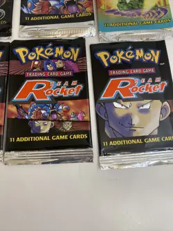15: EMPTY 1st Edition Team Rocket Booster Packs Gym Heroes Pokemon NO CARDS - Image 4