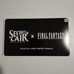 MTG Secret Lair x Final Fantasy: Weapons NON-FOIL EDITION Sealed English - Image 1