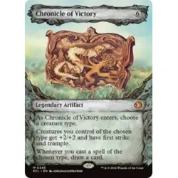 CHRONICLE OF VICTORY (SHOWCASE) Lorwyn Eclipsed ECL Magic MTG MINT CARD - Image 1