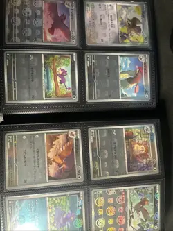 Pokemon 151 Japanese Masterball Mirror Set 153 Complete w/binder NM - Image 3