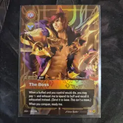 Foil Riftbound Sett Card The Boss OGN 269/298 English League of Legends - Image 1