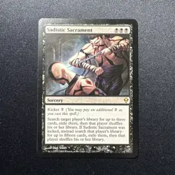 Sadistic Sacrament - MTG Zendikar - Image 1