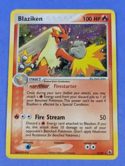Blaziken - 3/109 - Holo Rare Battle Stadium - Pokemon Card - MP - Image 1