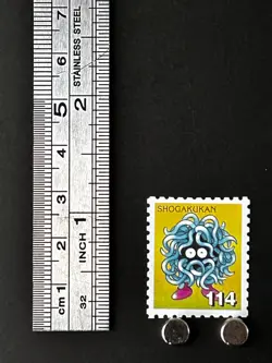 Tangela Pkemon Stamp Shogakukan Nintendo Japanese Japan Card TCG Very Rare N - Image 2