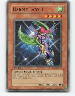 Harpie Lady 1 #SD8-EN013 1st Edition Yugioh Card - Image 1
