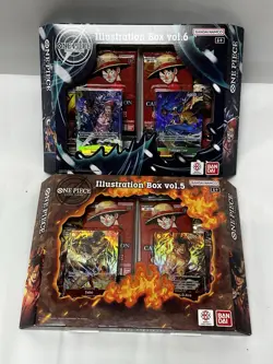 Bandai Namco One Piece Card Game Illustration Box Vol.5 & Vol.6 Promo in hand! - Image 1