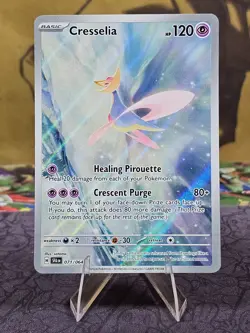 Pokemon Cresselia 071/064 Sv: Shrouded Fable Illustration Rare Holo Card NM - Image 1
