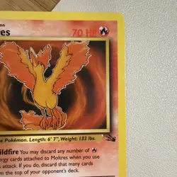 Moltres 27/62 Rare Fossil Pokemon Card - Image 4